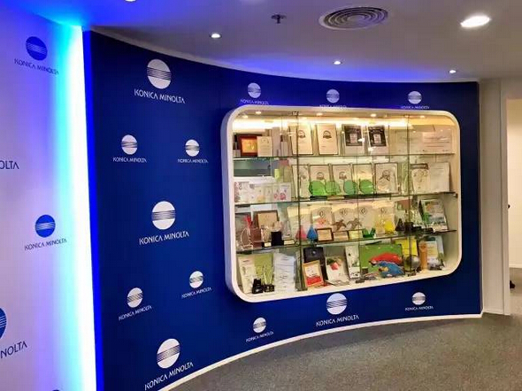 柯尼卡美能達辦公解決方案沙龍--多彩的展示區域--科頤辦公分享
