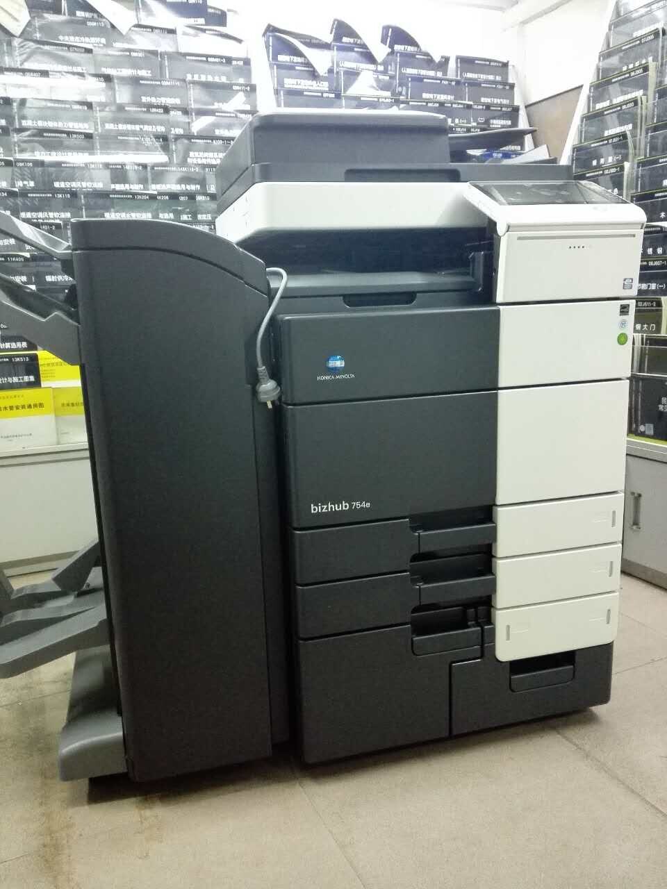 科頤辦公給圖書館安裝的柯尼卡美能達BH754e復印機 科頤辦公給圖書館安裝的柯尼卡美能達BH754e復印機