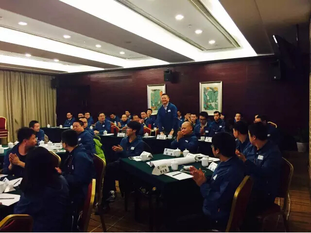 1月8日上午，柯尼卡美能達代表和思路順庫李東超發表講話-科頤辦公分享