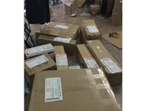 元旦節(jié)前很忙 柯尼卡美能達復印機耗材配件昨天打包到7點半才全部打包完